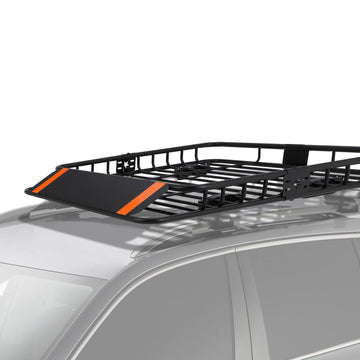 GARVEE Roof Basket 130x91x13 cm – Robusto cestino in acciaio per SUV e pick-up, perfetto per il campeggio e le attività all'aperto