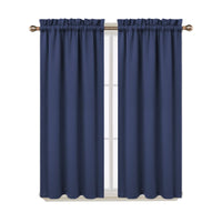 Tende oscuranti Garvee, 2 pezzi, per finestre, soggiorno, cucina, camera da letto, blu navy, 26x45 pollici