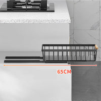 Organizzatore per cassetti multifunzionali Garvee con guide scorrevoli per cucina e bagno, materiale a rete, non richiede foratura