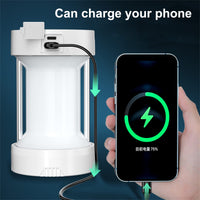 Lampada da campeggio a LED Garvee, luce solare per tenda, ricaricabile tramite USB, portatile, con 4 modalità di luce, lanterna da giardino di emergenza per pesca notturna, caccia all'aperto