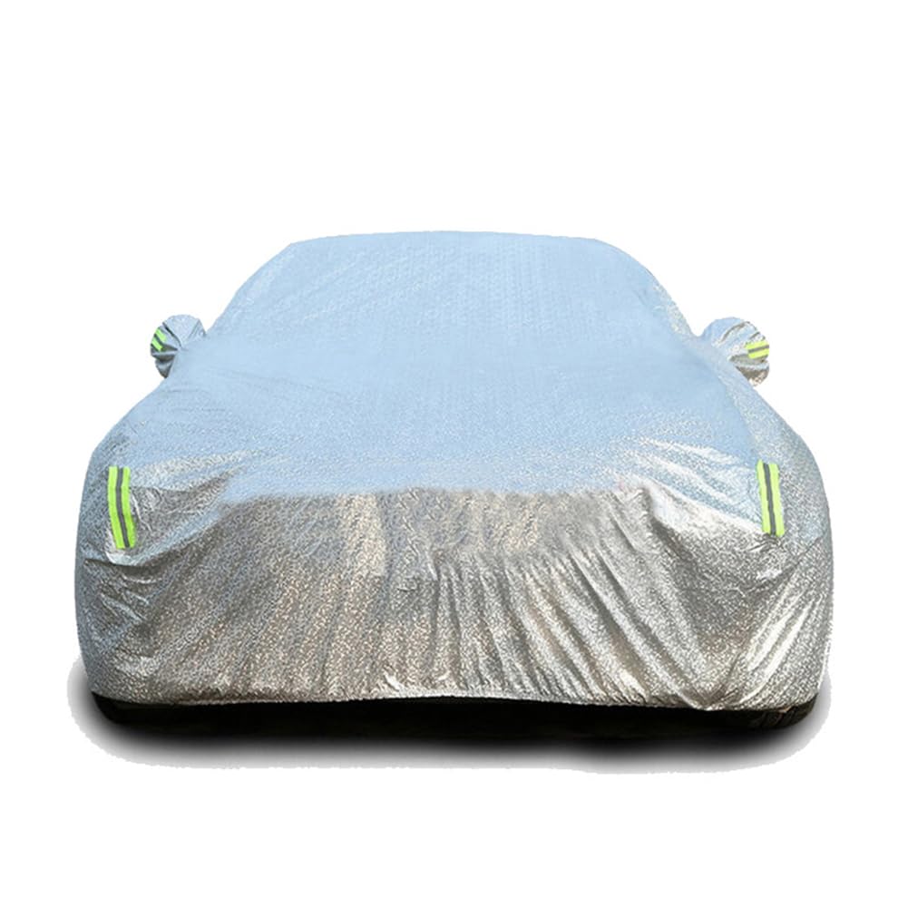 Garvee Telo Copriauto per Tutte le Stagioni Impermeabile Protezione Completa Passat 4,9x1,9x1,55m Argento