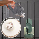 Garvee Dispenser Acqua Automatico 800ml per Cani e Gatti con Sistema Gravità e Sifone, Montaggio Sospeso in PET, Contenitore Cibo 870ml per Interni e Viaggi