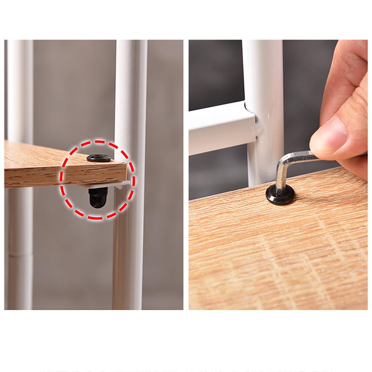 Garvee Portavasi in legno e metallo per uso interno ed esterno, portafiori angolare a più livelli per balcone, giardino, soggiorno, robusto, salvaspazio, marrone