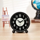 Sveglia analogica Garvee per bambini con cassa in metallo, silenziosa e luminosa, 10.16 cm, a batteria, per camera da letto e comodino, portatile e antiurto