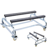 Garvee Carrello Jet Ski 590 kg con Freno e Ruote Regolabili in Acciaio Zincato, Supporto Antiscivolo, Ideale per Moto d'Acqua e PWC
