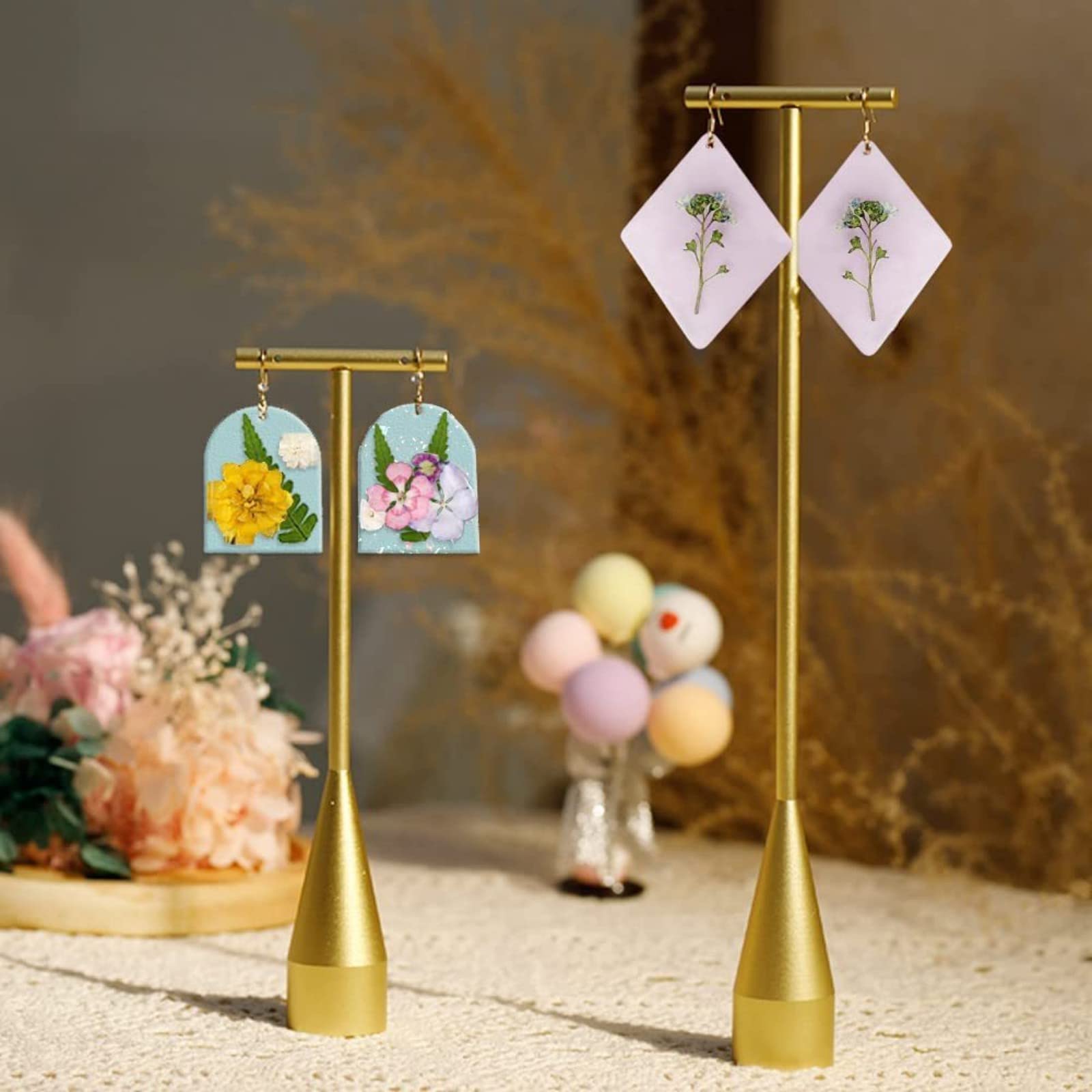 Set di 12 stampi per orecchini in silicone Garvee, ovali ed esagonali, in resina epossidica, versatili per donne e ragazze, per la creazione di gioielli.