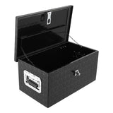 Garvee Cassetta Porta Attrezzi 50,8 cm Alluminio Impermeabile con Serratura - Regalo Perfetto per Festa del Papà per Pickup, Rimorchi e Camper - Nero