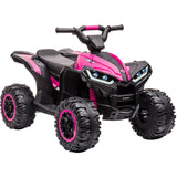 Garvee Kids Quad Rose 83x53x56cm LED Music Remote Control – Quad elettrico per bambini dai 3 anni in su con illuminazione e telecomando per genitori per giardino e parco giochi. - Rosa