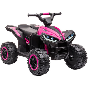 Garvee Kids Quad Rose 83x53x56cm LED Music Remote Control – Quad elettrico per bambini dai 3 anni in su con illuminazione e telecomando per genitori per giardino e parco giochi.