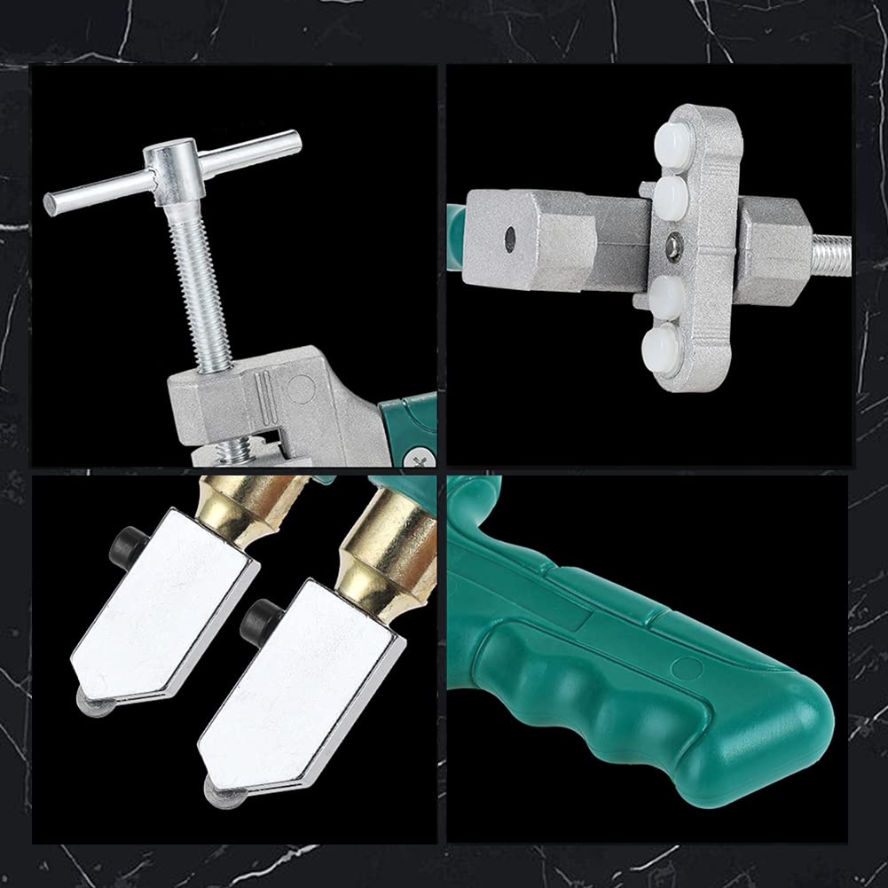 Tagliavetro Portatile Garvee per Festa del Papà | Kit Tagliapiastrelle Ceramica e Acciaio Alta Resistenza, Robusto per Fai da Te, Bagno e Cucina