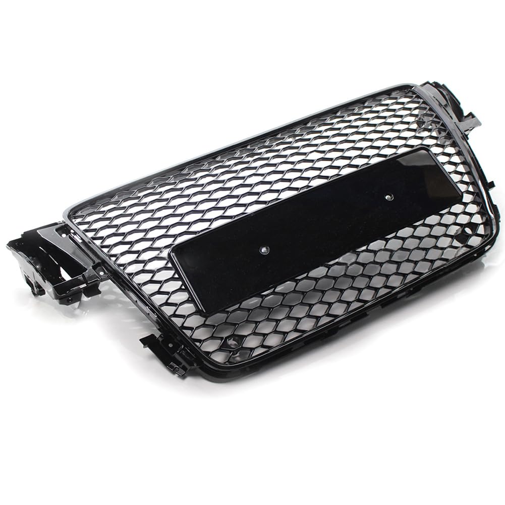 Griglia paraurti anteriore Garvee con design a nido d'ape per A5 B8 8P0 2008-2012, plastica resistente, protezione anteriore per auto, pezzo di ricambio