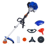 Decespugliatore a Gas Garvee 43CC 3-in-1 | Motore 2-Tempi Potente, Lama 40 Denti, Nylon, Trimmer Edger Ergonomico con Cintura Spalla