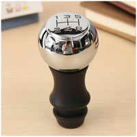 Pomello del cambio Garvee a 5 velocità cromato MT per modelli di auto, durevole, antigraffio, universale, interni auto