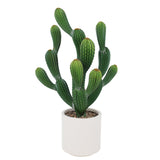 Garvee Pianta Cactus Finta Alta UV Resistente Verde, Materiale EVA, Decorazione Interni Casa Ufficio, Realistica Texture, Bassa Manutenzione