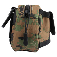 Garvee Slingshot Pouch Borsa portatile in nylon con fibbia e cerniera 2 in 1 per campeggio e mimetizzazione nella giungla