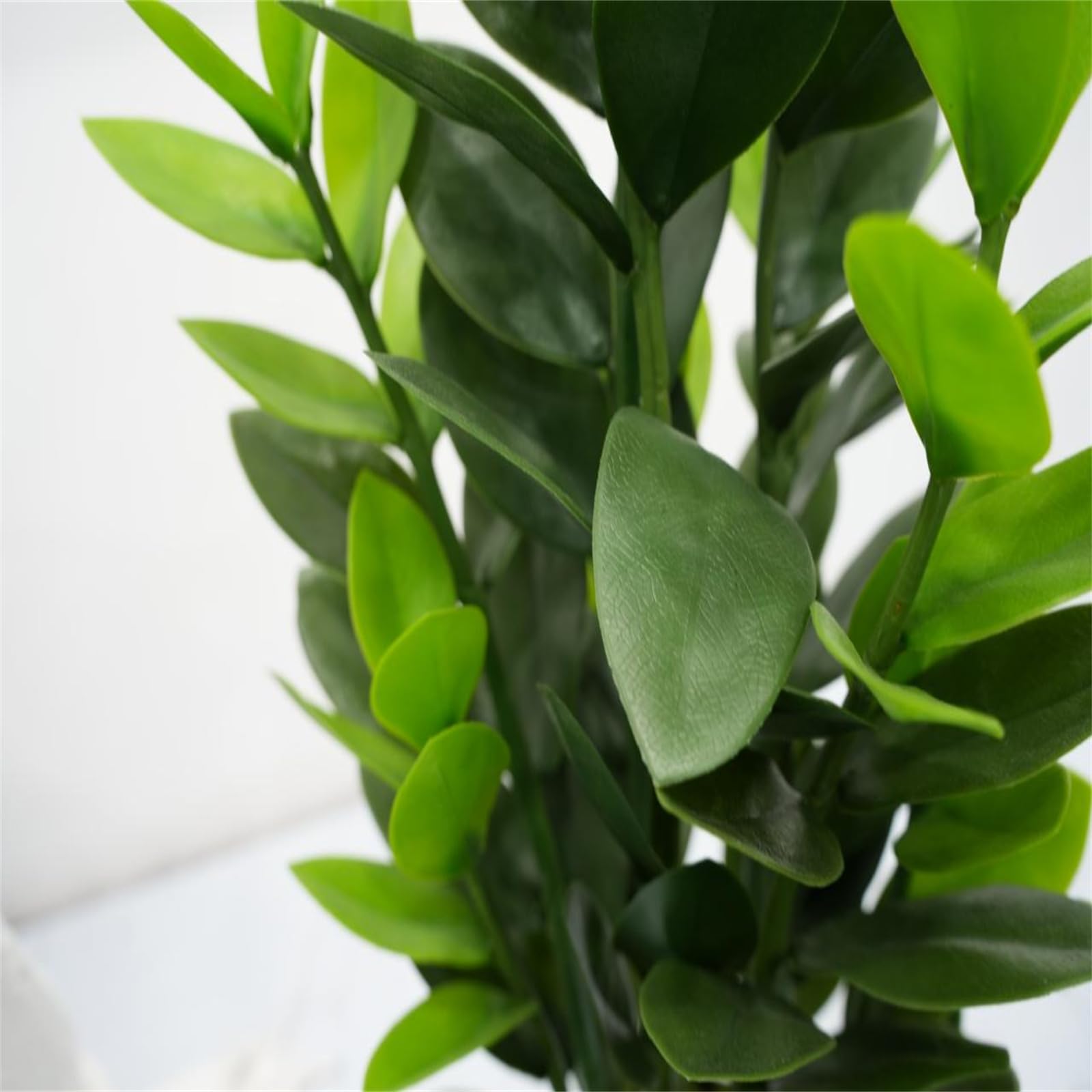 Garvee Pianta artificiale ZZ Zamioculcas Zamiifolia, materiale PU, facile da pulire, 90 cm, verde, per spazi abitativi e uffici