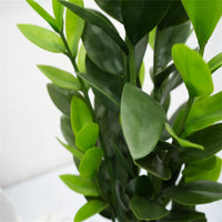 Garvee Pianta artificiale ZZ Zamioculcas Zamiifolia, materiale PU, facile da pulire, 90 cm, verde, per spazi abitativi e uffici
