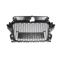 Garvee Griglia Paraurti Anteriore Honeycomb per A3 S3 2013-2015, Materiale Resistente, Design Aerodinamico, Uso Urbano, Nero