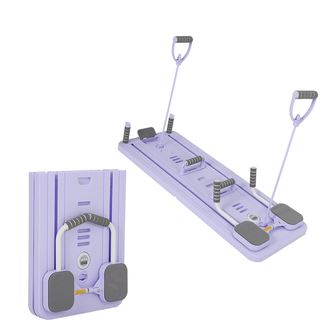 Garvee Pilates Reformer Board portatile multifunzionale pieghevole da 400 libbre in polipropilene compatto per l'allenamento a casa