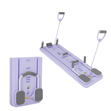 Garvee Pilates Reformer Board portatile multifunzionale pieghevole da 400 libbre in polipropilene compatto per l'allenamento a casa