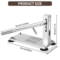 Coltello per ostriche Garvee, apri ostriche professionale in acciaio inox, set per ristorante e casa, regolabile, argento