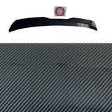 Spoiler posteriore Garvee per bagagliaio, nastro adesivo, 99 x 9,5 cm, struttura in fibra di carbonio, nero – Stabilità aerodinamica e look sportivo - Nero
