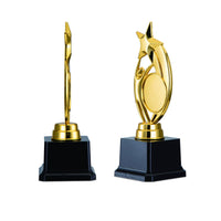 Trofeo Garvee Golden Star con adesivi fai da te per gare e feste, 8,5 pollici, oro