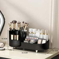 Garvee Porta Trucchi Organizzatore Porta Pennelli Ruotabile a 360° per Comò da Camera da Letto Tipo 6 Scomparti Multipli