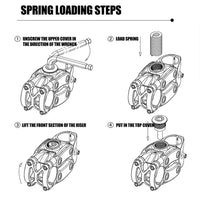 Attacco manubrio per bicicletta Garvee, inclinazione regolabile di 7°, altezza 45 mm, alluminio nero, MTB BMX 90 mm