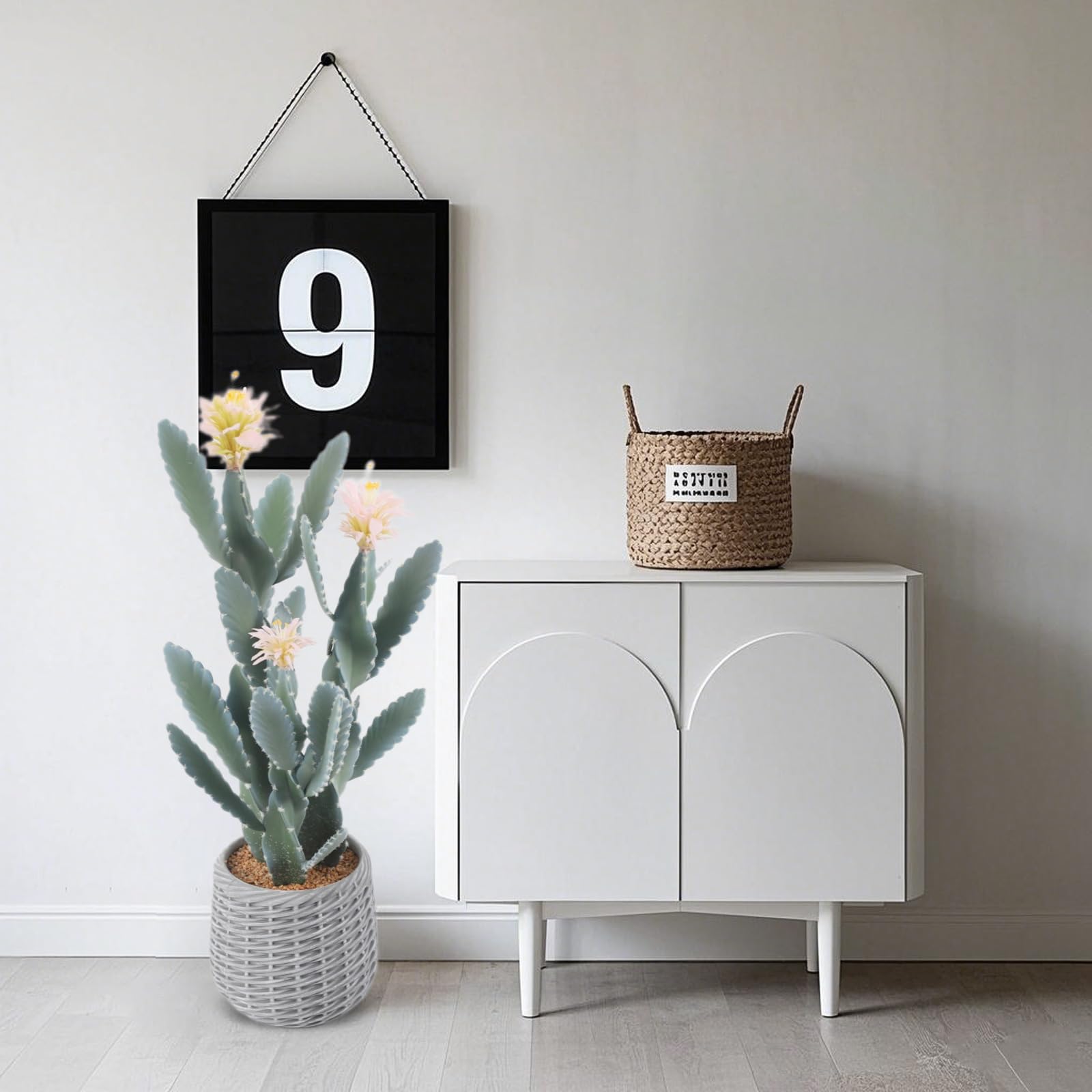 Garvee 36 pollici cactus artificiale grande e realistico in plastica soggiorno ufficio arredamento verde