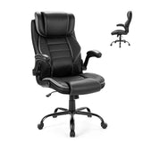 Garvee Sedia Ufficio Esecutiva Ergonomica con Poggiatesta Regolabile e Supporto Lombare a Molle, Materiale Resistente, Adatta a Uffici e Studi - Black/Grey