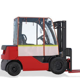 Garvee Copertura Trasparente per Carrello Elevatore 145x119x132 cm Impermeabile 600D Oxford & PVC Protezione UV Antistrappo