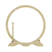 Garvee Cat Treadmill, rullo per esercizi di grandi dimensioni da 45 pollici con ruote in TPE e legno stabile per il fitness degli animali domestici al chiuso, silenzioso, sicuro, nero