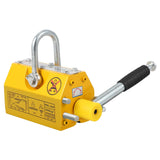 Garvee Magnetic Lifter 1320 LBS Capacità Di Sollevamento Con Maniglia In Gomma Magneti Permanenti Per Industria Acciaio 600kg Nero - nero