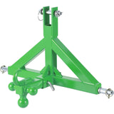 Garvee 3-Point Quick Hitch Per Trattori Categoria 1, Ricevitore Rimorchio 2", Gancio Traino, Acciaio Inox, Uso Agricolo E Cantieristico, Nero, Resistente Alla Ruggine - Green
