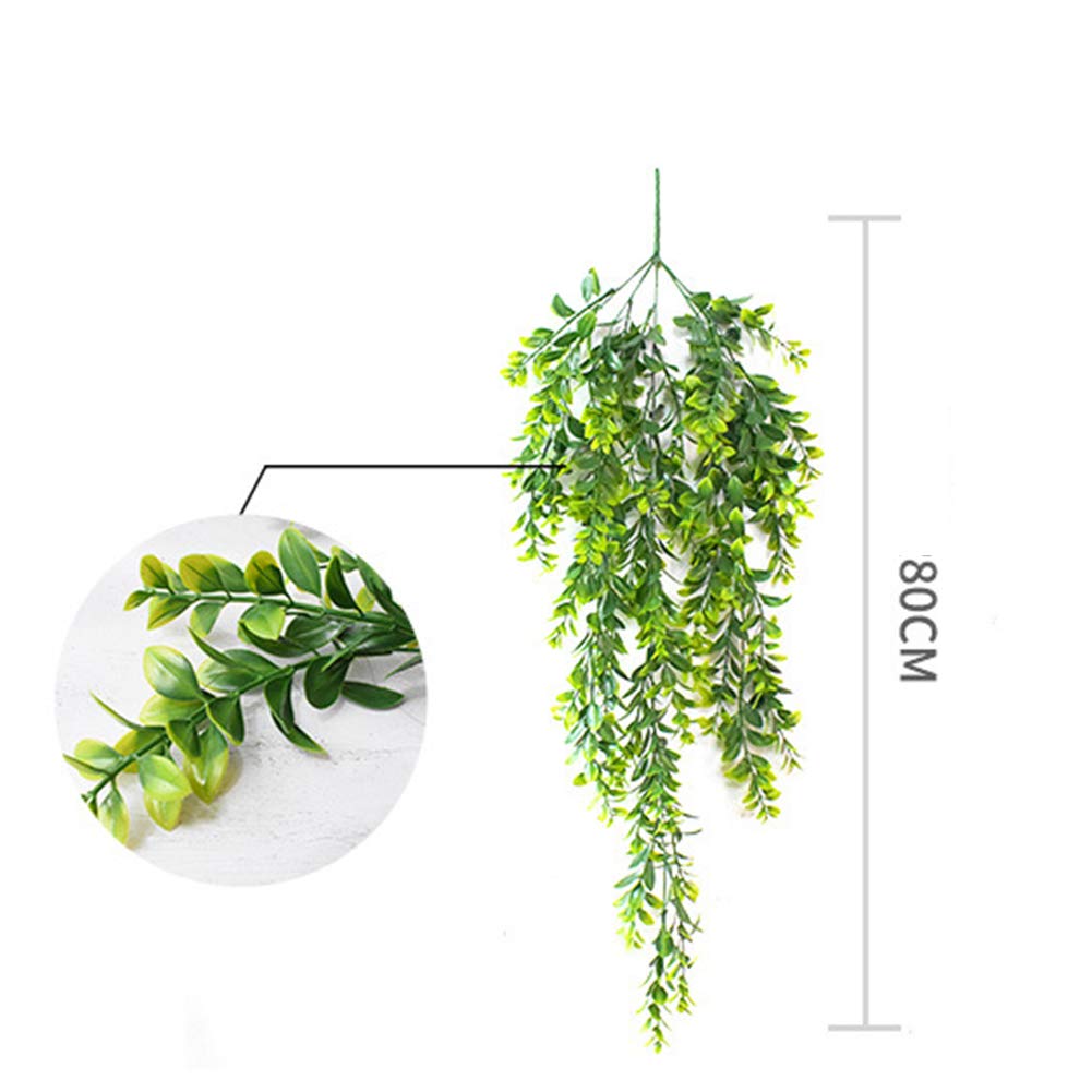 GARVEE Piante artificiali sospese verdi – Ghirlanda di vite artificiale per pareti e giardino