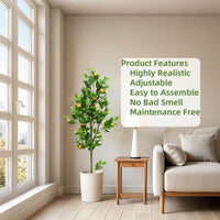 Albero artificiale Garvee da 5 piedi per interni, realistico, facile da pulire, durevole, materiale di alta qualità, per casa, ufficio, festa di nozze, verde