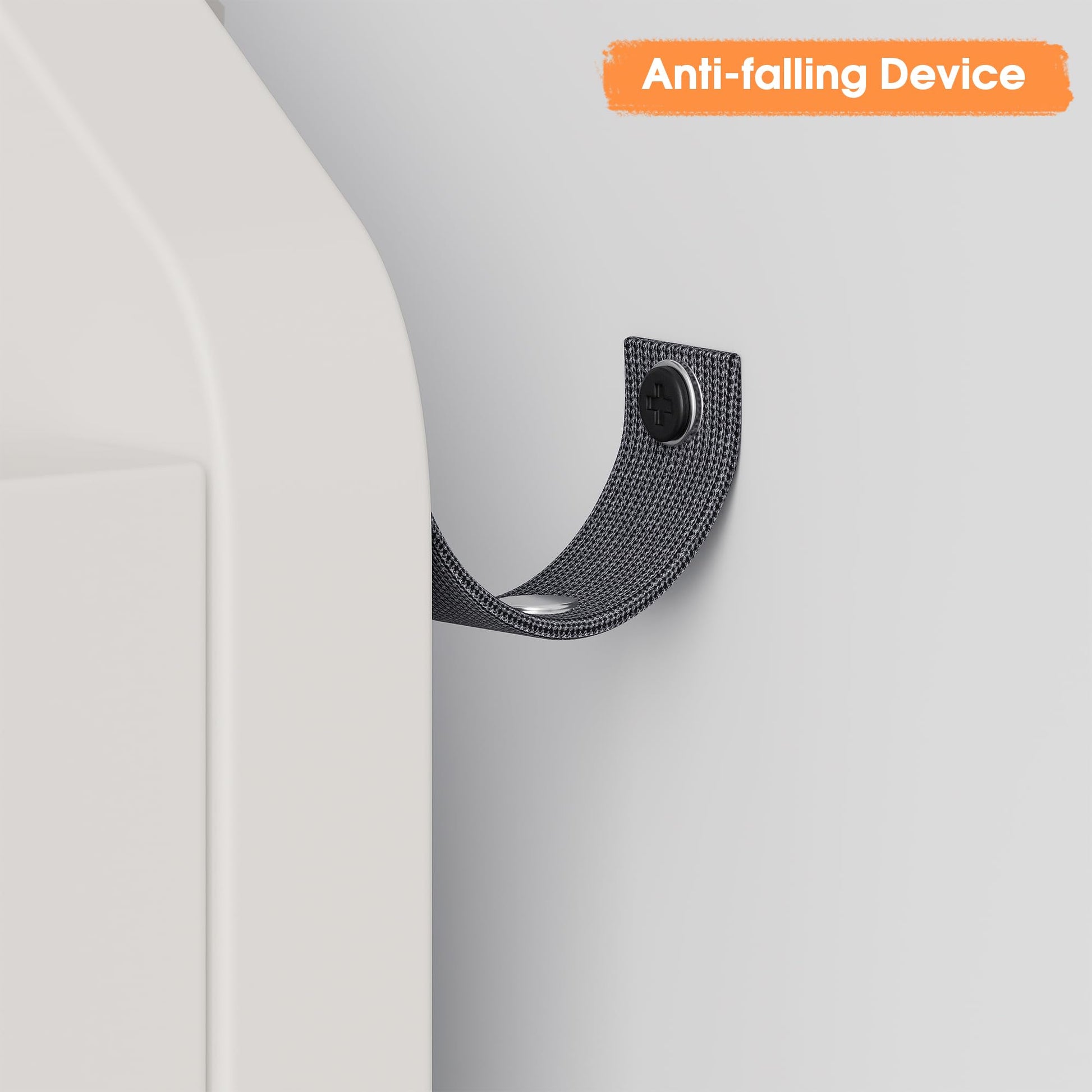 Scaffale portaoggetti Garvee, 7 scomparti, a forma di tetto, robusto, in legno, bianco, per sala giochi/cameretta dei bambini, 42x36x12 pollici