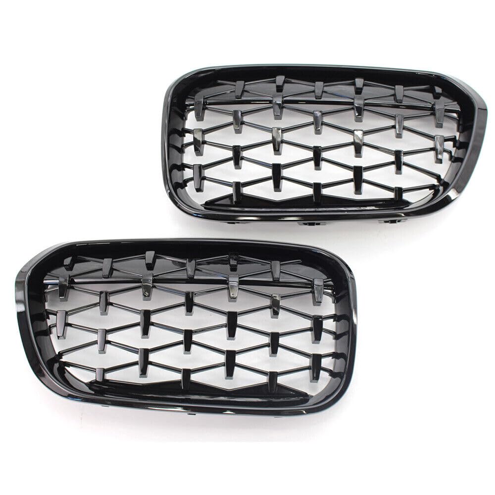 Griglia del radiatore per auto Garvee Creyteg F20 adatta per BMW Serie 1 F20 F21 2011-2014 Griglia anteriore nera lucida