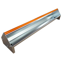 Mangiatoia per polli Garvee da 45 pollici in acciaio zincato con barra trasversale girevole ad alta capacità per polli e anatre