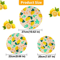 Garvee Set da 3 pezzi Copriciotole riutilizzabili in cotone elastico e traspirante per cucina e casa