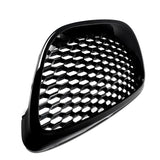 Garvee Griglia Centrale Sportiva per SEAT Leon Mk2 2006-2009 - Calandra a Nido d'Ape - Finitura Nero Lucido - ABS Resistente UV - Protezione Radiatore