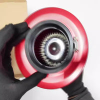 Garvee Filtro Aria Auto 76mm, Alto Flusso, Lega Alluminio, Vliesstoff, Montaggio Facile, Universale, Tuning Auto Sportiva