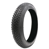 Pneumatico Garvee Fat Bike 20x4.0, antiforatura, allargabile, per bici da spiaggia, antiscivolo, pieghevole, set di ricambio - Nero