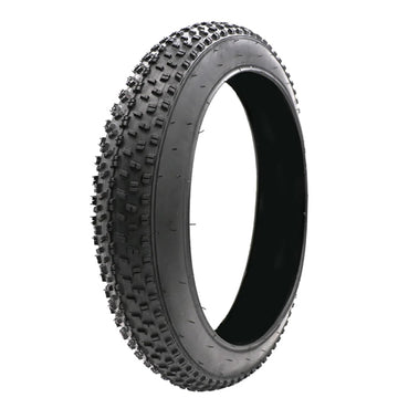 Pneumatici Garvee Fat Bike 20x3.0 antiforatura pieghevoli per mountain bike elettriche, set di pneumatici di ricambio per biciclette da neve e spiaggia, neri