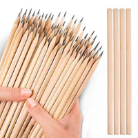 Matite in legno Garvee, 100 pezzi, HB, gambo esagonale, legno naturale, matite per scrivere e disegnare per bambini e studenti