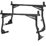 Garvee Portapacchi Estensibile per Pickup in Acciaio Regolabile 122-185 cm Nero, Sistema Senza Fori, Verniciatura Antiruggine, 2 Pezzi, Ideale per Kayak e Carichi Pesanti