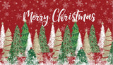 Zerbino decorativo Garvee Christmas Welcome, antiscivolo, lavabile, per uso interno ed esterno, 40x60 cm