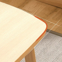 Tavolino pieghevole Garvee, in legno, 31,5x19,7x17,3 pollici, per soggiorno e ufficio, salvaspazio, stabile, minimalista, leggero e pieghevole