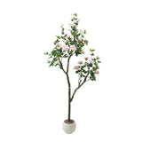 Garvee Albero Artificiale 6FT con Vaso, Realistico, Senza Manutenzione, Decorazione Casa e Ufficio, Verde - 